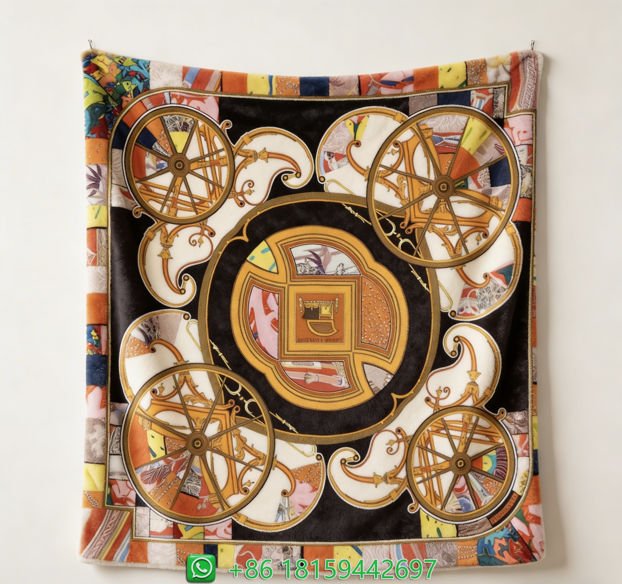 Hermes Throw Blankets